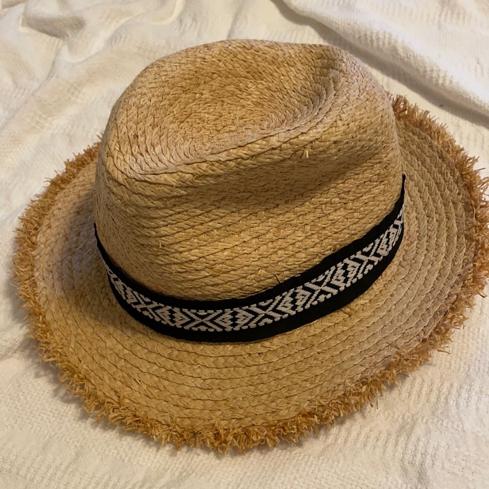 Tan beach hat